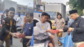 Aksi Sosial Penuh Kebersamaan, DPC GRIB Jaya Medan – PAC GRIB Jaya Medan Petisah Sukses Gelar Jumat Berkah di Masjid Al Hasanah